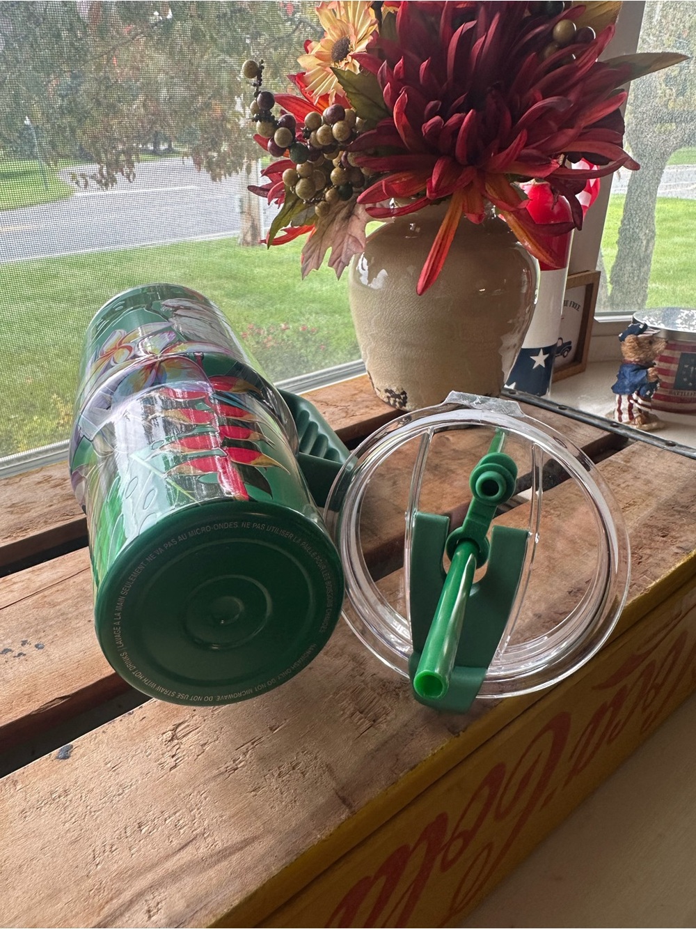 40oz. Cockatoo Stainless Steel Insulated Tumbler by Ashland ~ New - Picture 8 of 11